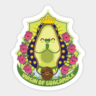 Virgin of Guacamole Sticker